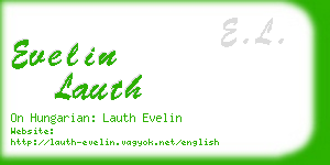 evelin lauth business card